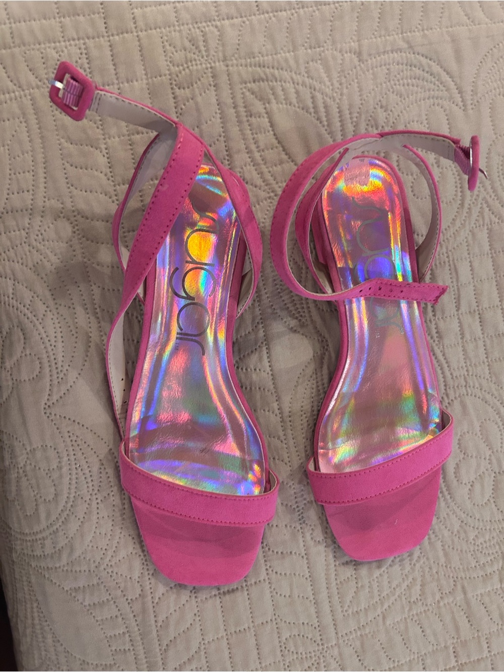Sugar Women’s Pink Strap Sandals. Worn 1 time.